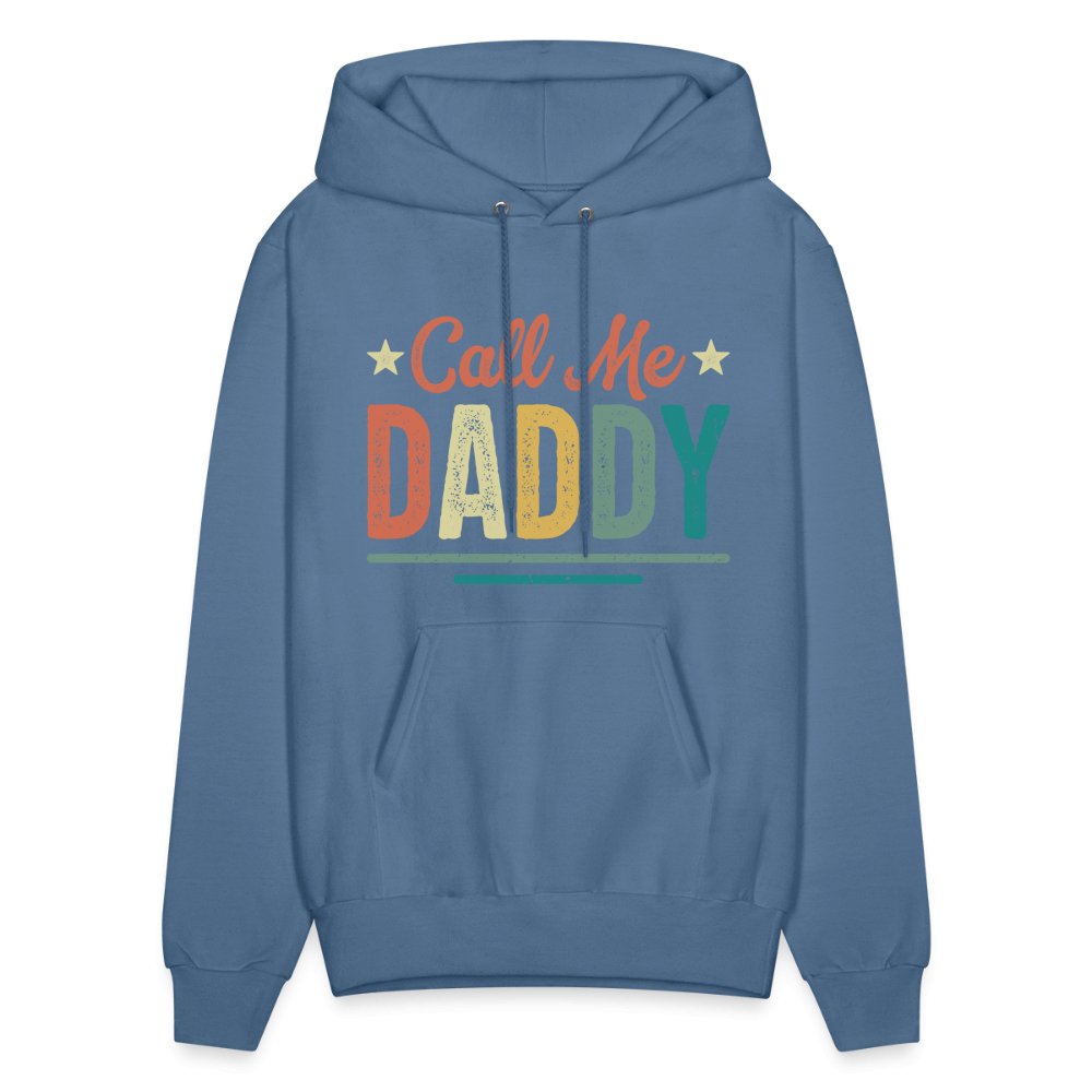 Call Me Daddy Hoodie - denim blue