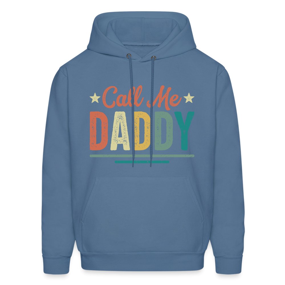 Call Me Daddy Hoodie - denim blue