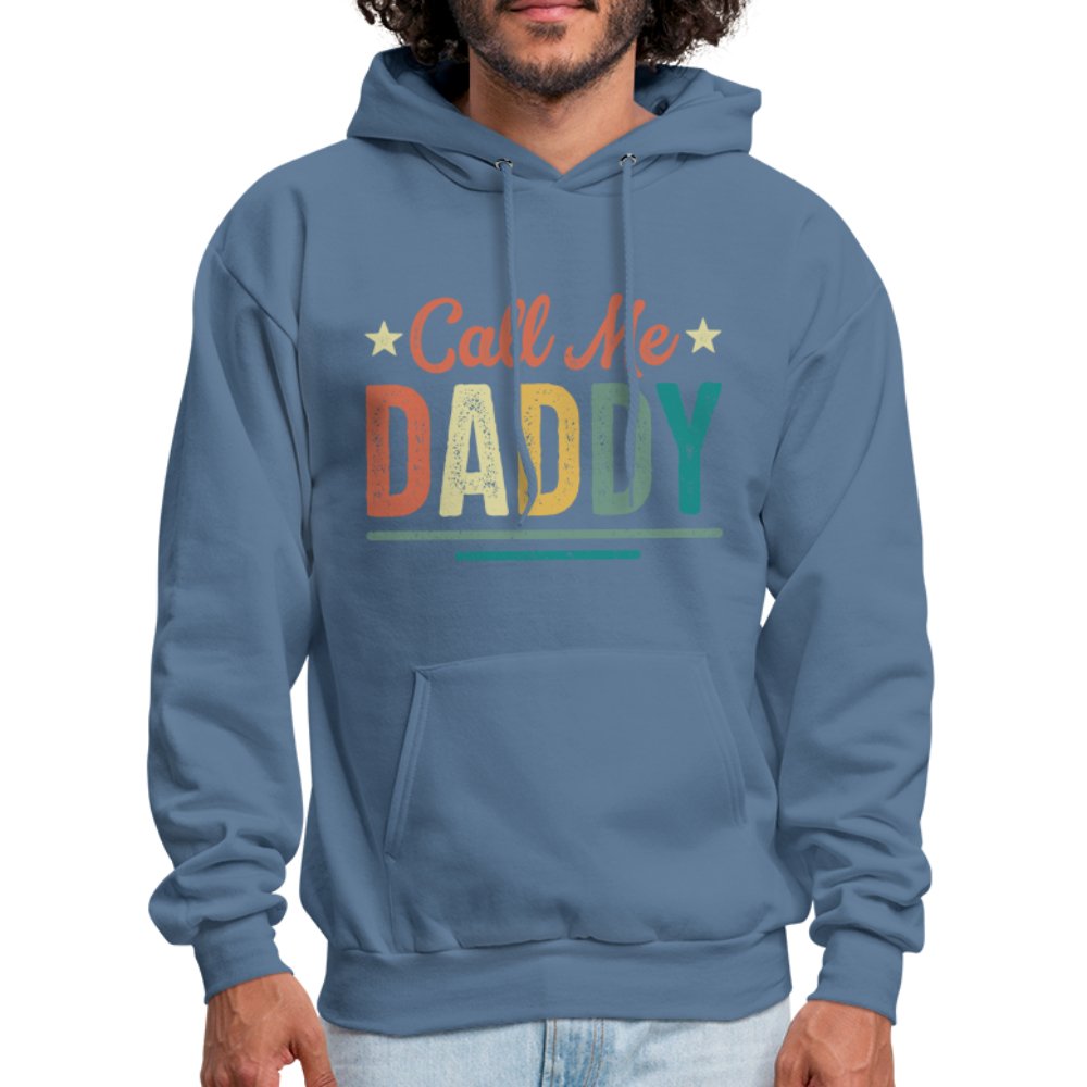 Call Me Daddy Hoodie - denim blue