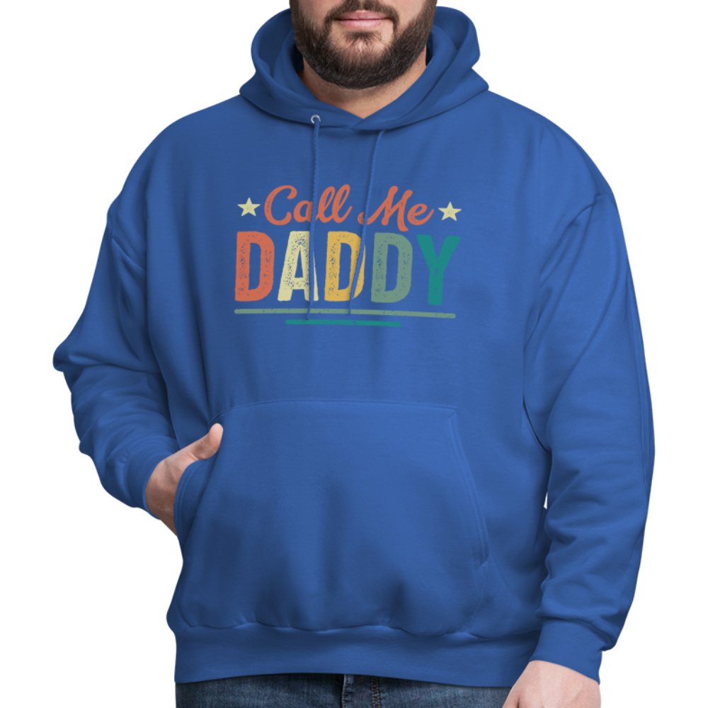 Call Me Daddy Hoodie - royal blue