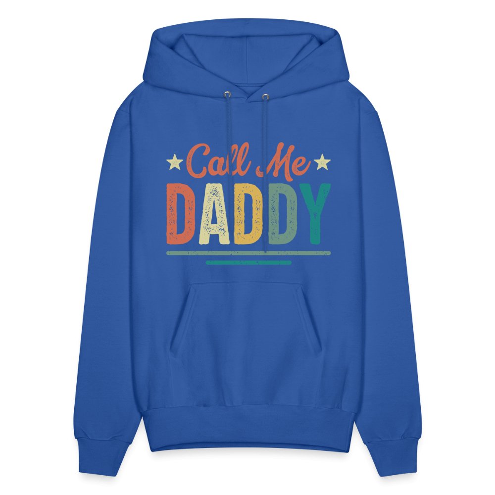 Call Me Daddy Hoodie - royal blue