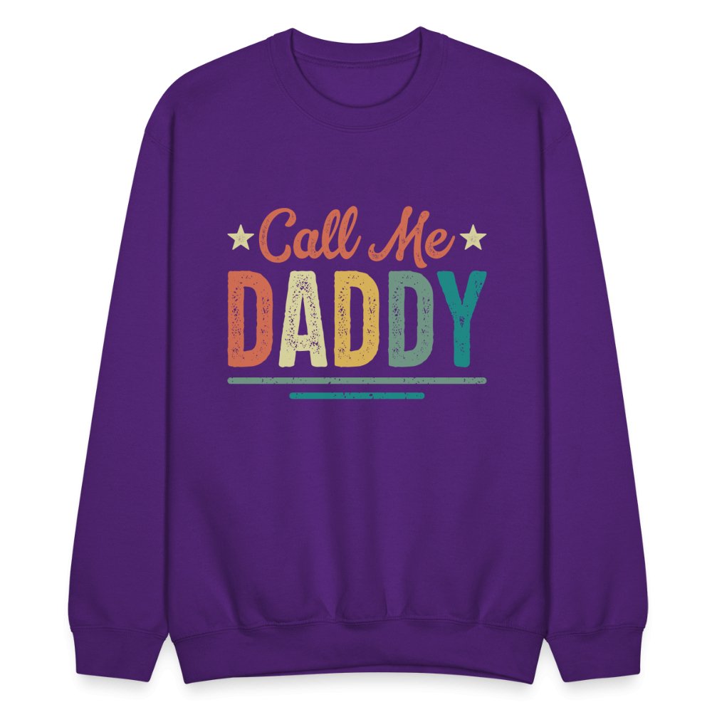 Call Me Daddy Sweatshirt - purple