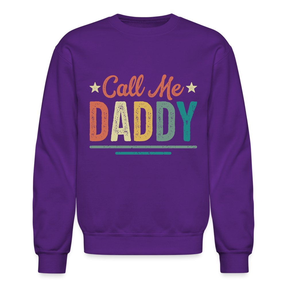 Call Me Daddy Sweatshirt - purple