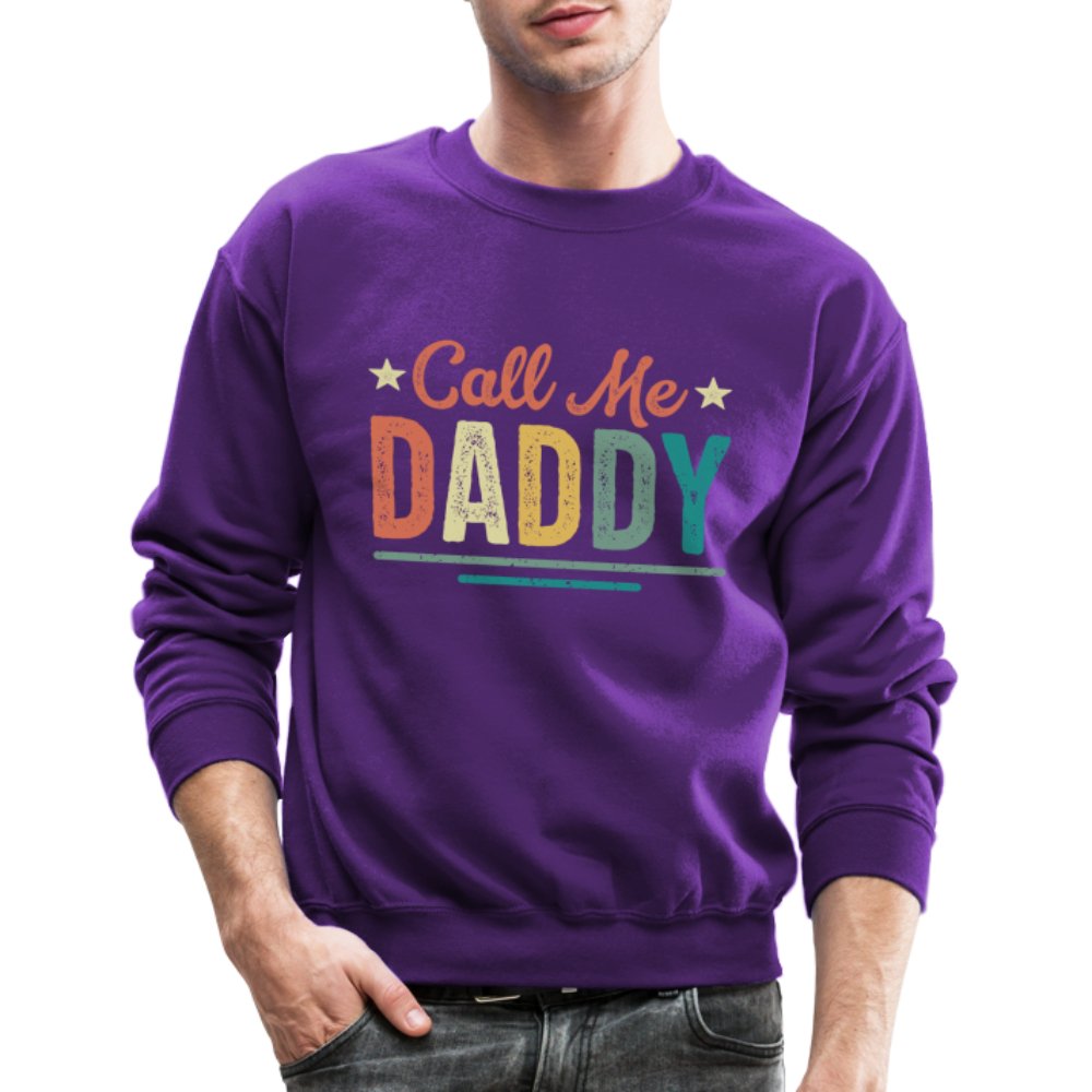 Call Me Daddy Sweatshirt - purple