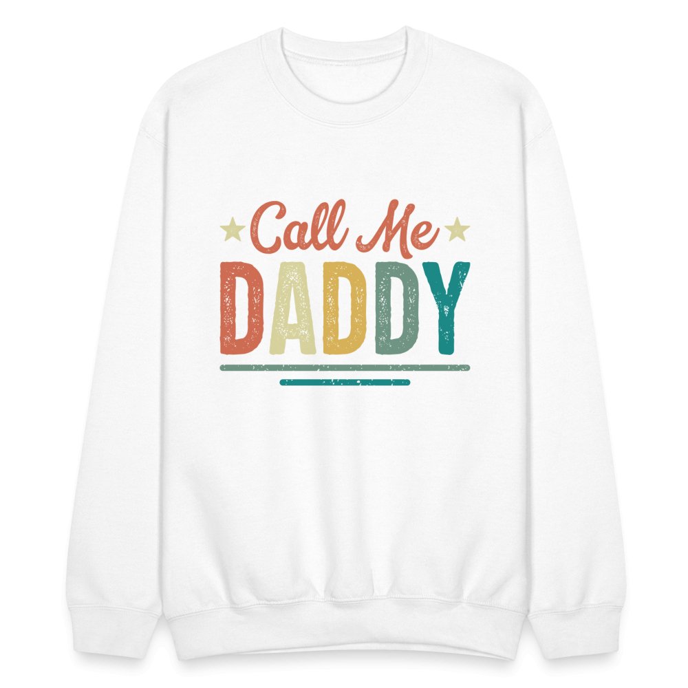 Call Me Daddy Sweatshirt - white