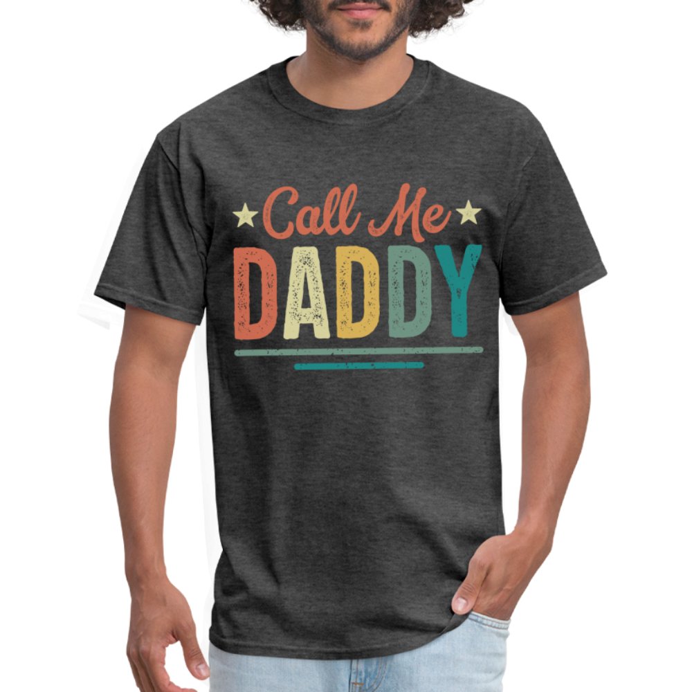 Call Me Daddy T-Shirt - heather black