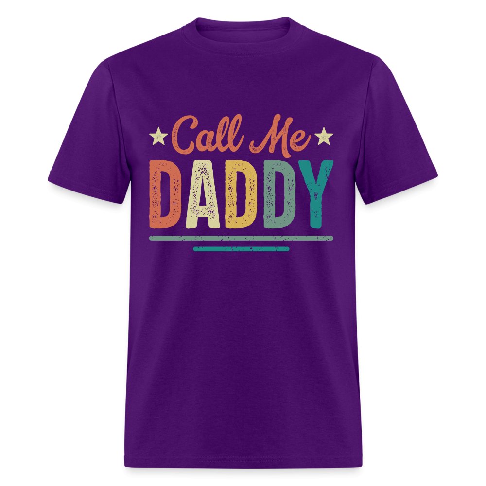 Call Me Daddy T-Shirt - purple