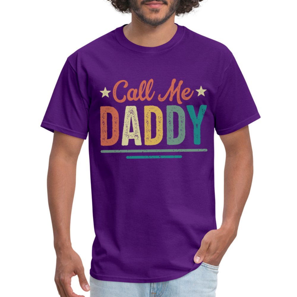 Call Me Daddy T-Shirt - purple