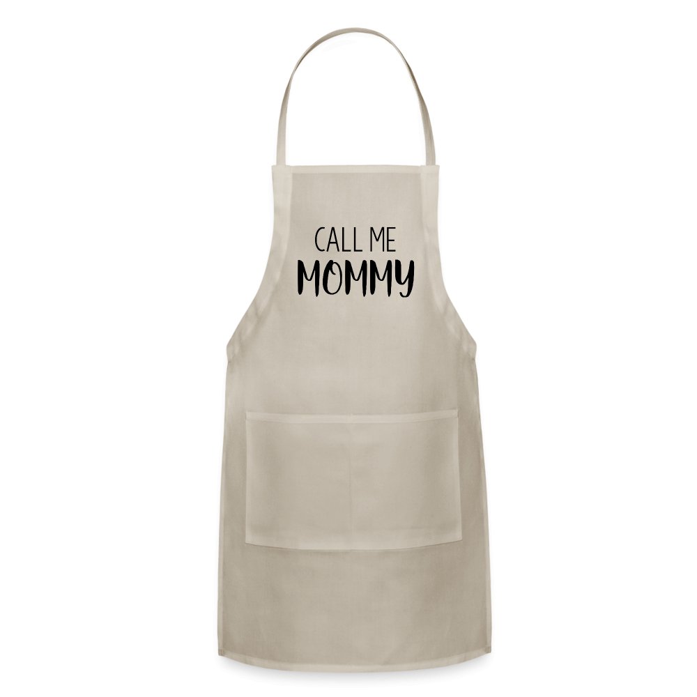 Call Me Mommy - Adjustable Apron - natural