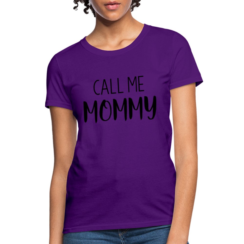 Call Me Mommy - Women's T-Shirt - purple