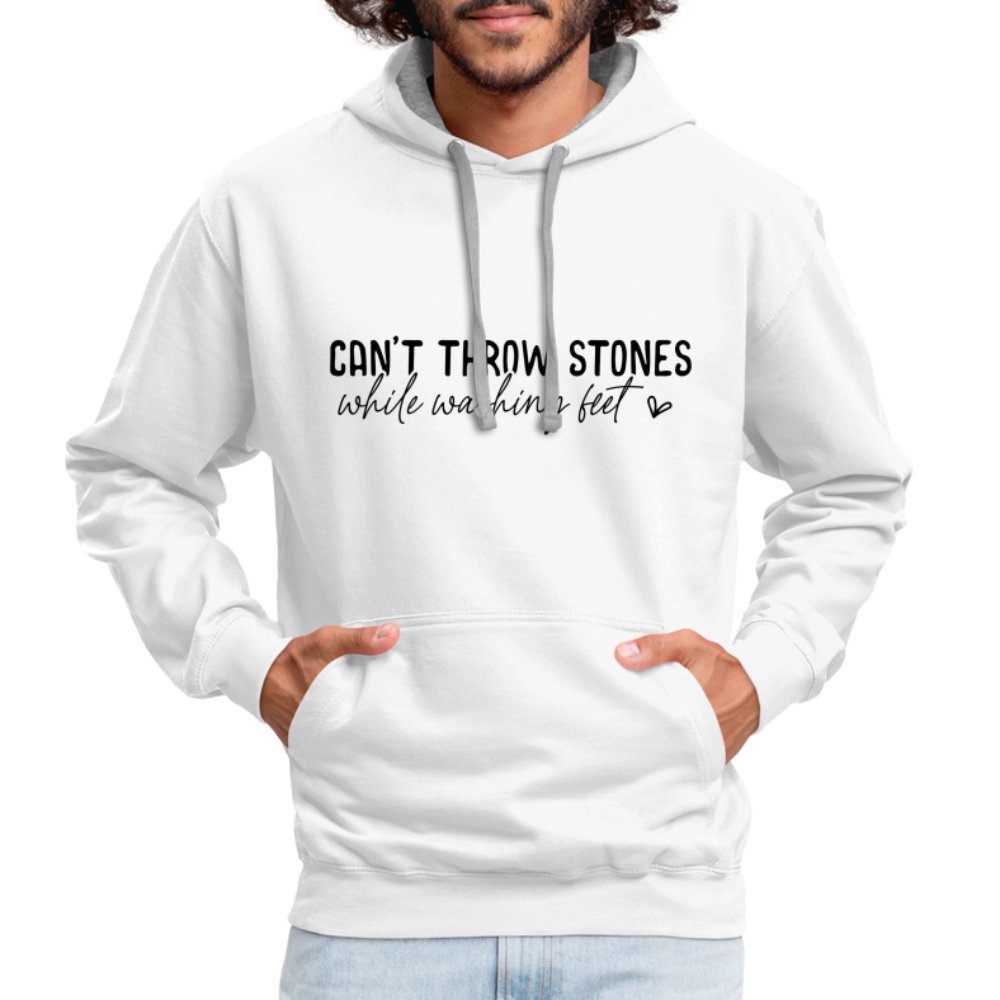 Can't Throw Stone While Washing Feet Hoodie - option1# - Unisex Contrast Hoodie | Fruit of the Loom SF76R