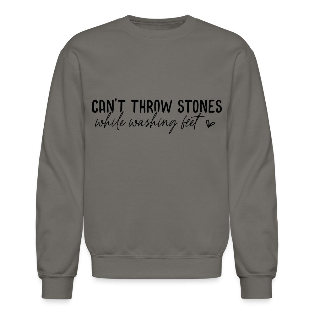 Can't Throw Stone While Washing Feet Sweatshirt - option1# - Unisex Crewneck Sweatshirt | Gildan 18000