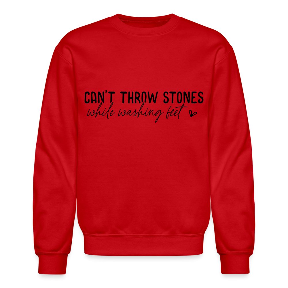 Can't Throw Stone While Washing Feet Sweatshirt - option1# - Unisex Crewneck Sweatshirt | Gildan 18000