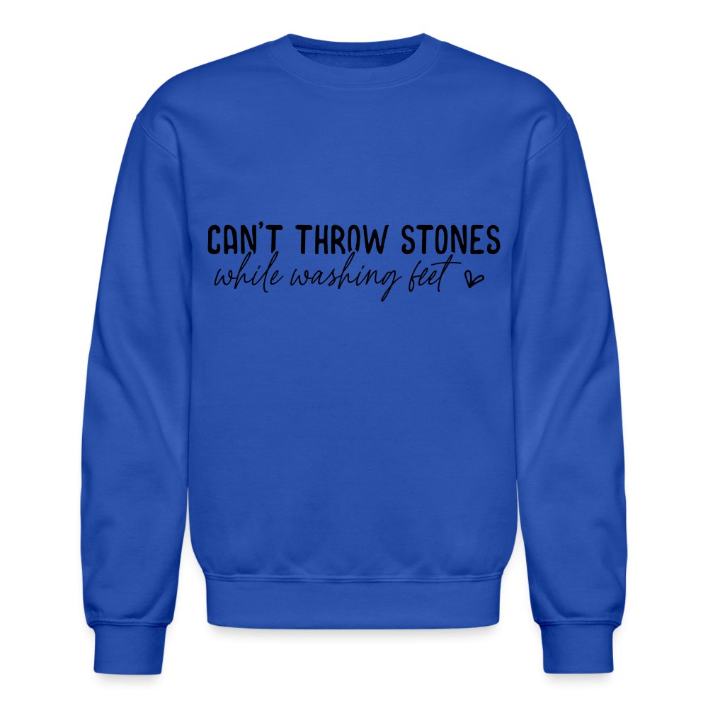 Can't Throw Stone While Washing Feet Sweatshirt - option1# - Unisex Crewneck Sweatshirt | Gildan 18000