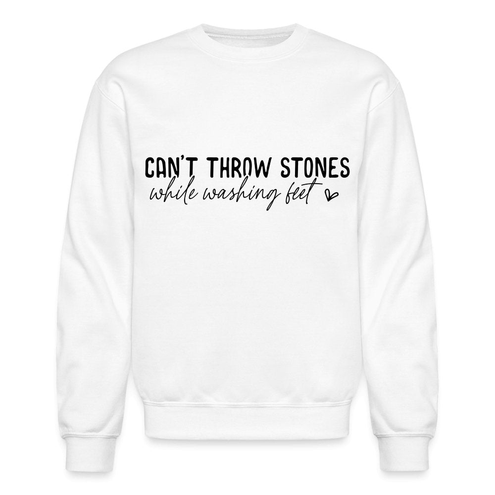 Can't Throw Stone While Washing Feet Sweatshirt - option1# - Unisex Crewneck Sweatshirt | Gildan 18000