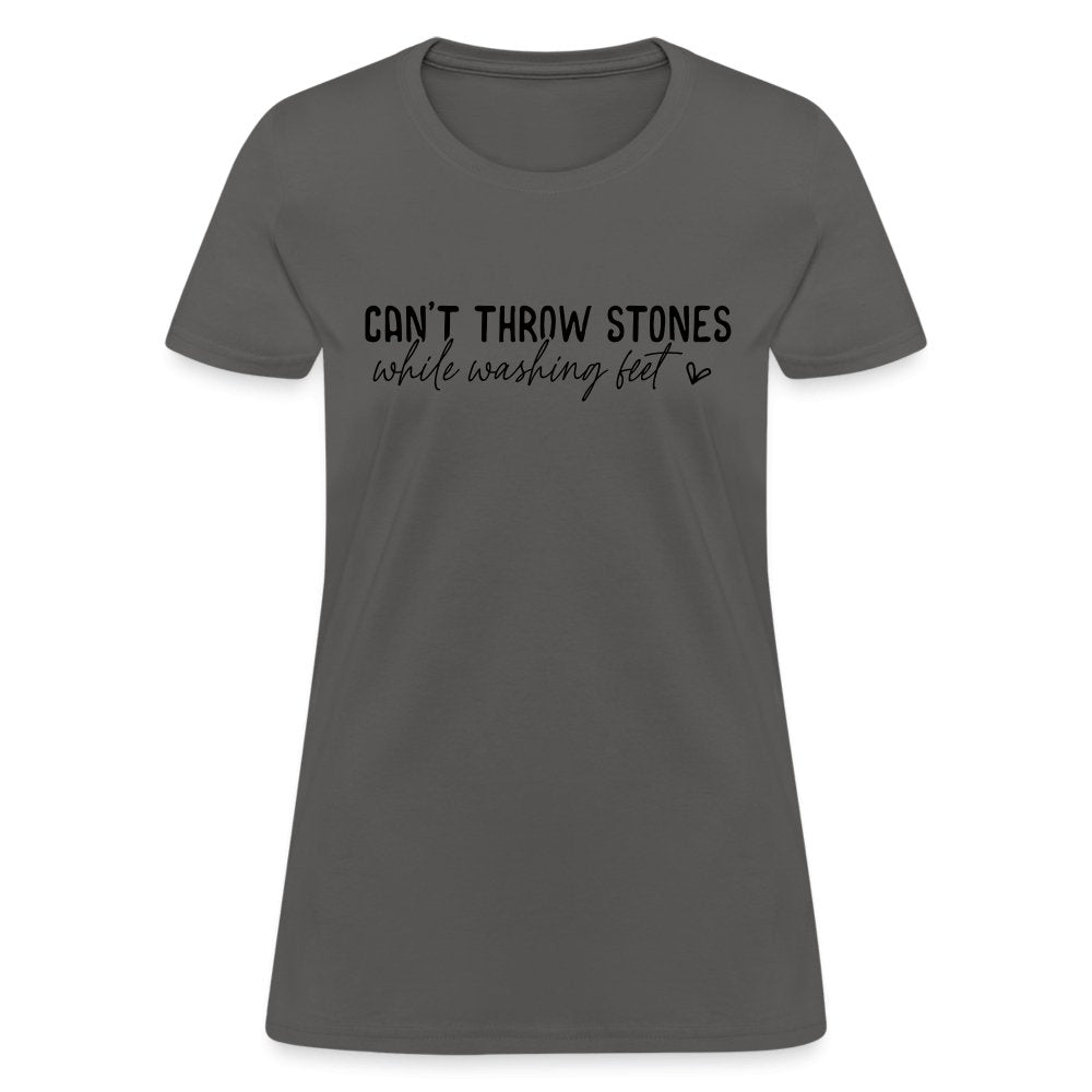 Can't Throw Stone While Washing Feet Women's T-Shirt - option1# - Women's T-Shirt | Fruit of the Loom L3930R