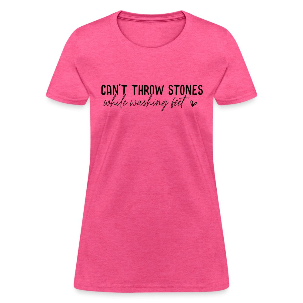 Can't Throw Stone While Washing Feet Women's T-Shirt - option1# - Women's T-Shirt | Fruit of the Loom L3930R