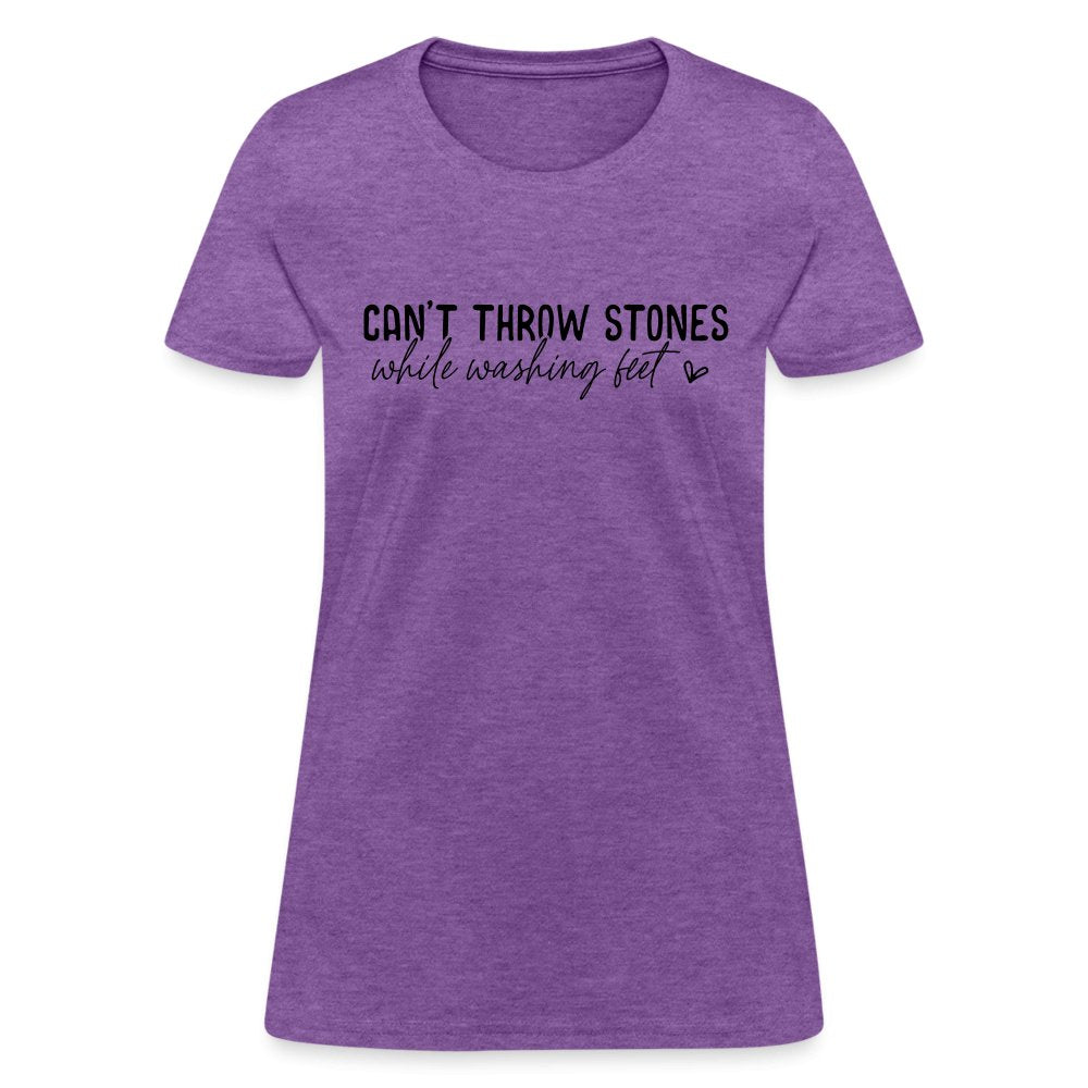 Can't Throw Stone While Washing Feet Women's T-Shirt - option1# - Women's T-Shirt | Fruit of the Loom L3930R