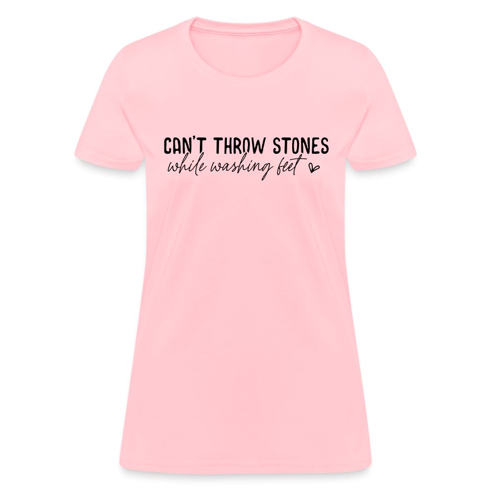 Can't Throw Stone While Washing Feet Women's T-Shirt - option1# - Women's T-Shirt | Fruit of the Loom L3930R