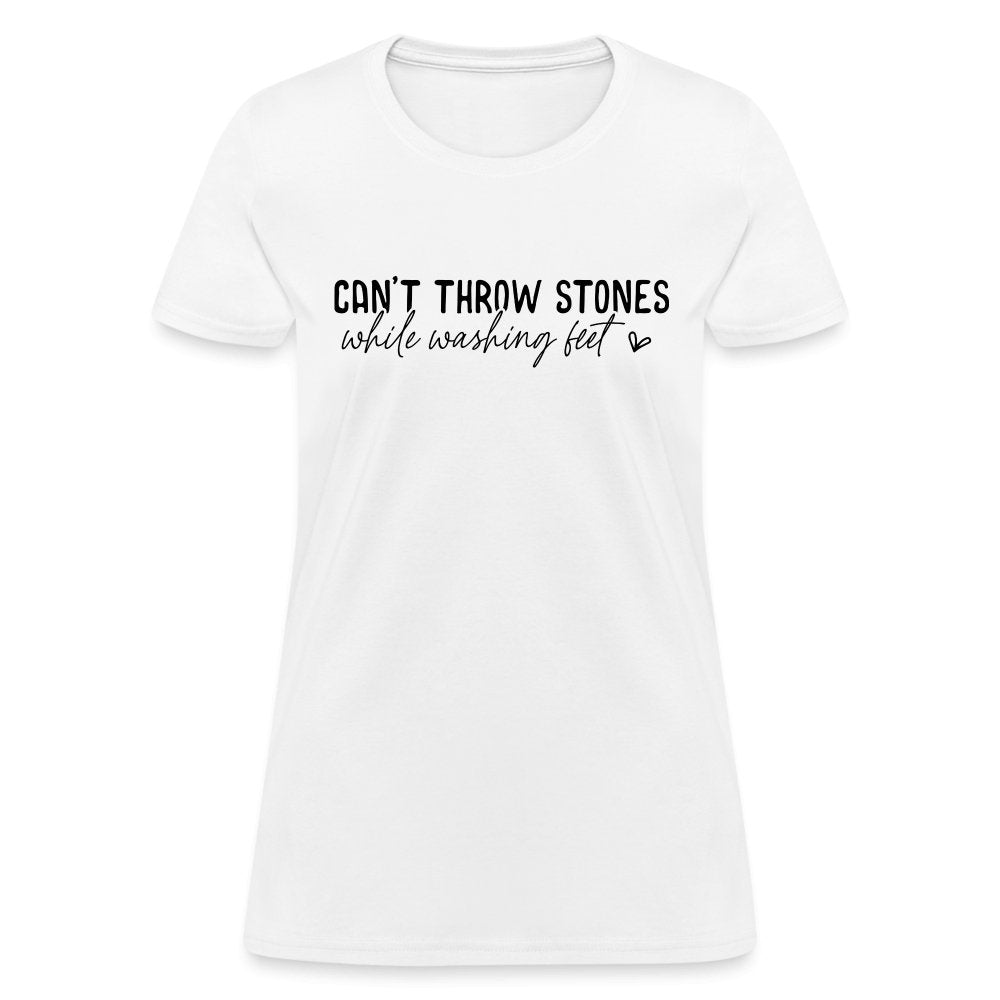 Can't Throw Stone While Washing Feet Women's T-Shirt - option1# - Women's T-Shirt | Fruit of the Loom L3930R