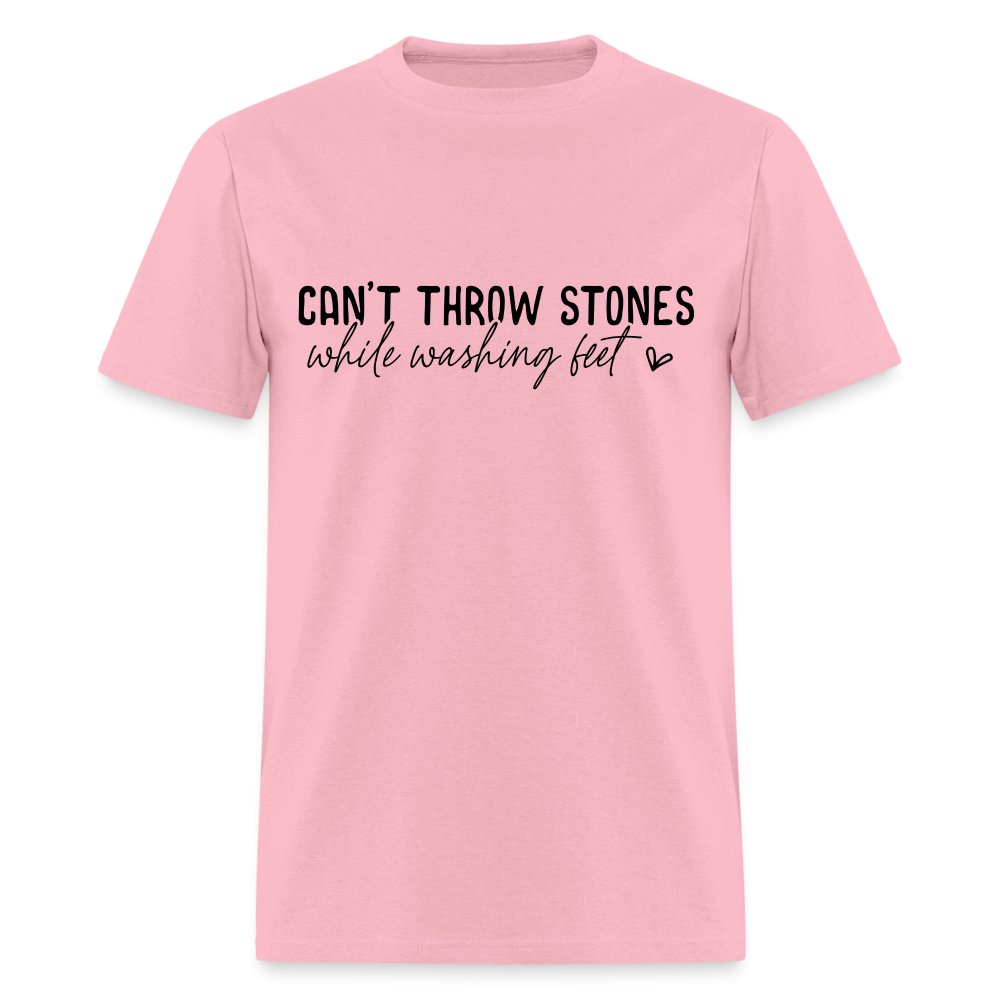 Can't Throw Stones While Washing Feet T-Shirt - orange