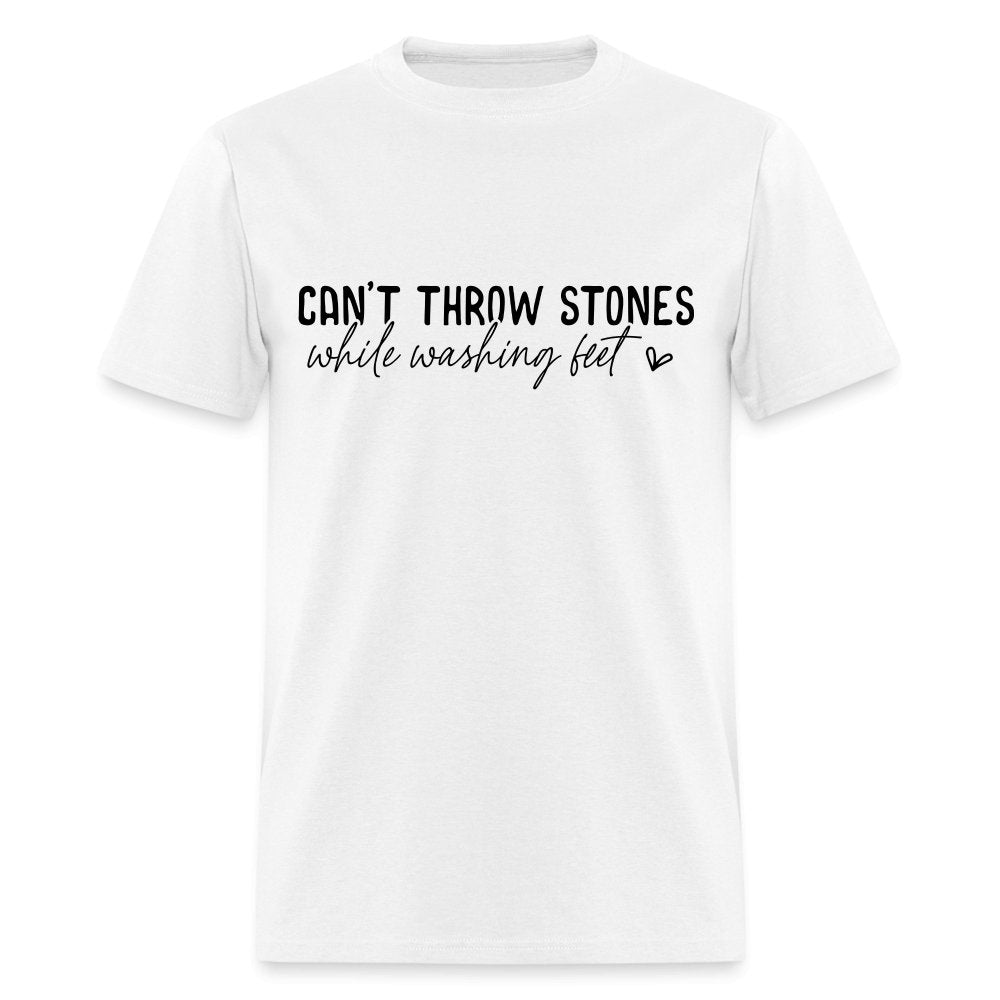 Can't Throw Stones While Washing Feet T-Shirt - option1# - Unisex Classic T-Shirt | Fruit of the Loom 3930