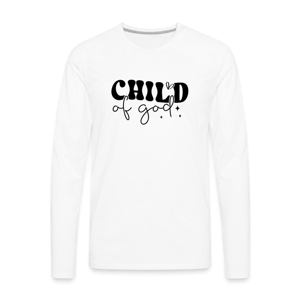 Child of God Men's Premium Long Sleeve T-Shirt - option1# - Men's Premium Long Sleeve T-Shirt | Spreadshirt 875