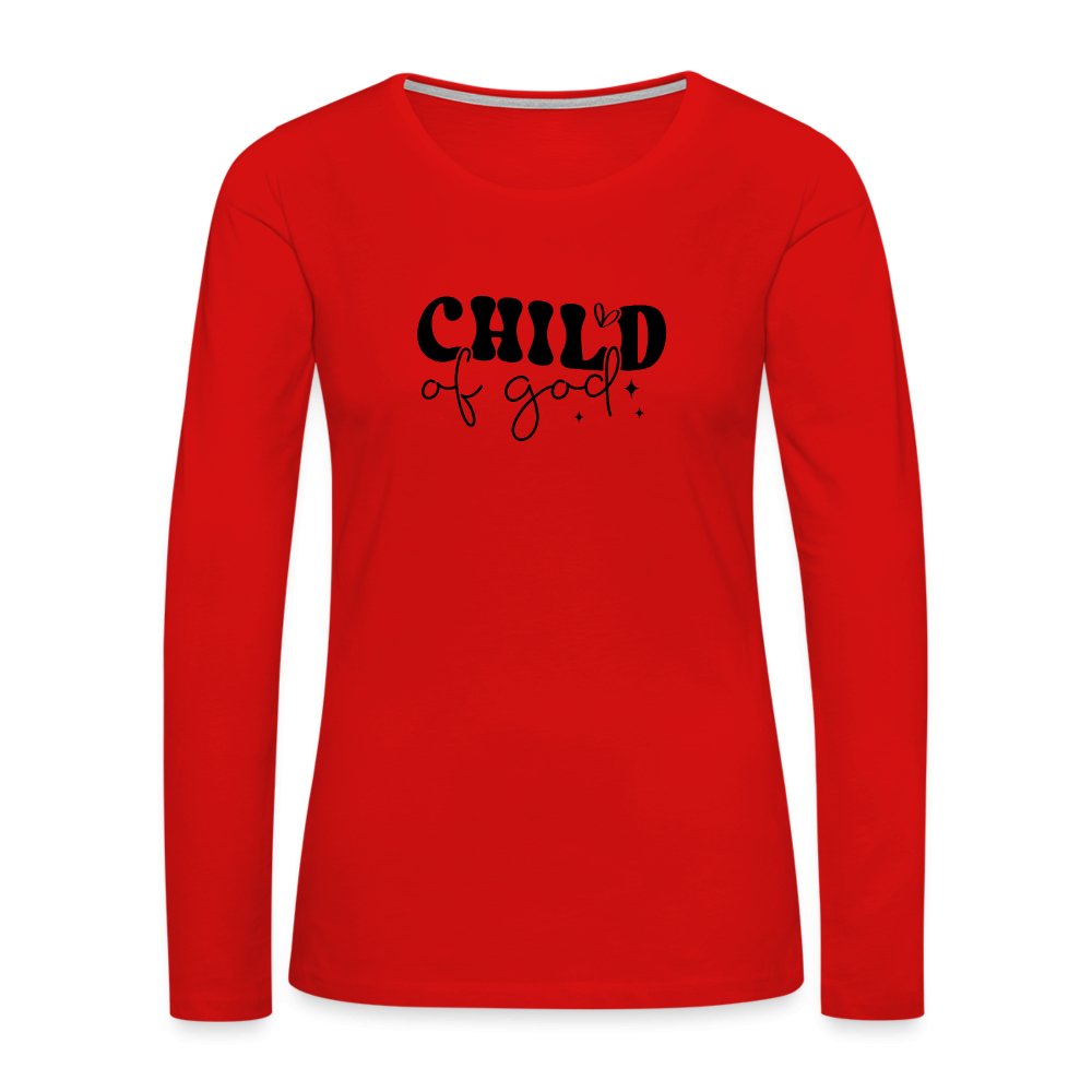 Child of God Women's Premium Long Sleeve T-Shirt - option1# - Women's Premium Long Sleeve T-Shirt | Spreadshirt 876