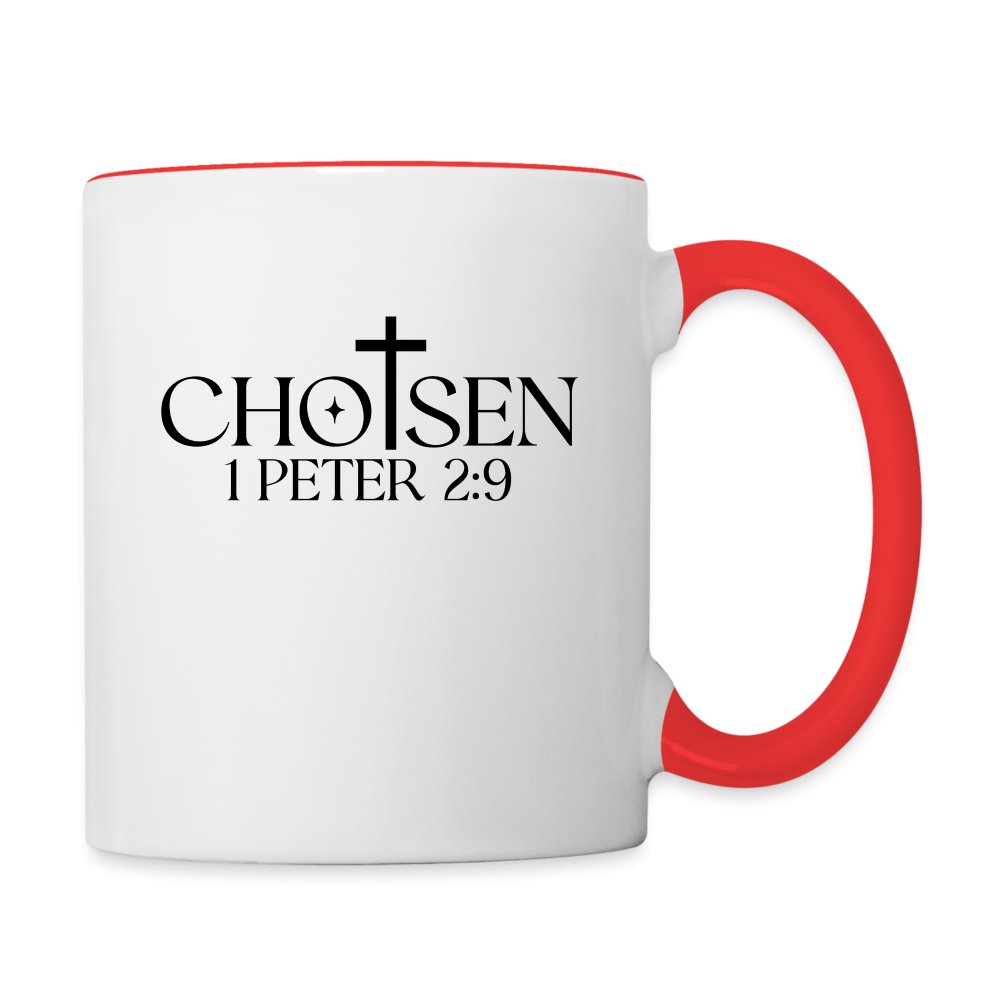 Chosen 1 Peter 2:9 Coffee Mug - option1# - Contrast Coffee Mug | BestSub B11TAA