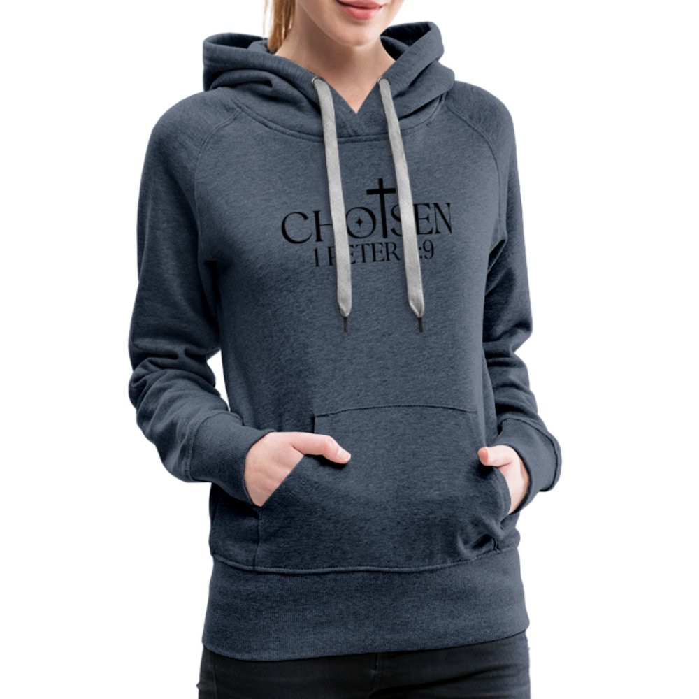 Chosen 1 Peter 2:9 Women’s Premium Hoodie - option1# - Women’s Premium Hoodie | Spreadshirt 444