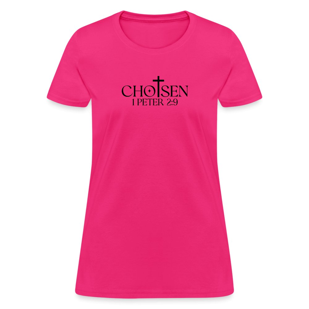 Chosen 1 Peter 2:9 Women's T-Shirt - option1# - Women's T-Shirt | Fruit of the Loom L3930R