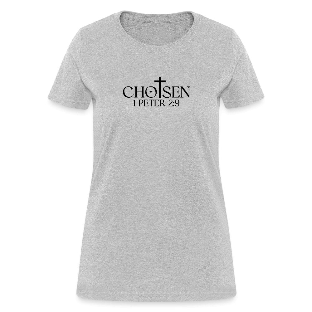 Chosen 1 Peter 2:9 Women's T-Shirt - option1# - Women's T-Shirt | Fruit of the Loom L3930R