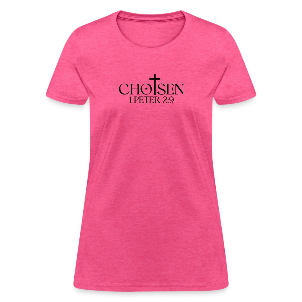 Chosen 1 Peter 2:9 Women's T-Shirt - option1# - Women's T-Shirt | Fruit of the Loom L3930R