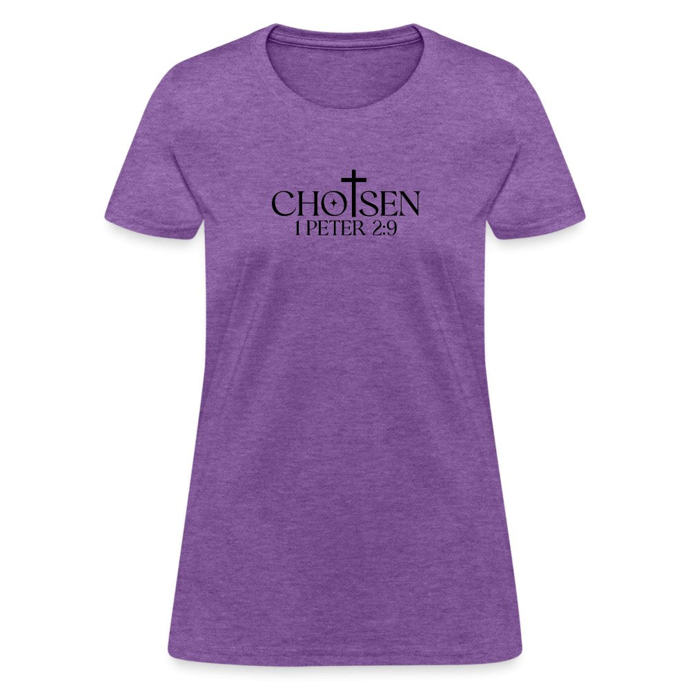 Chosen 1 Peter 2:9 Women's T-Shirt - option1# - Women's T-Shirt | Fruit of the Loom L3930R