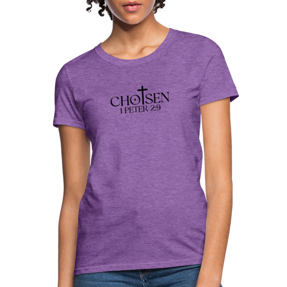 Chosen 1 Peter 2:9 Women's T-Shirt - option1# - Women's T-Shirt | Fruit of the Loom L3930R