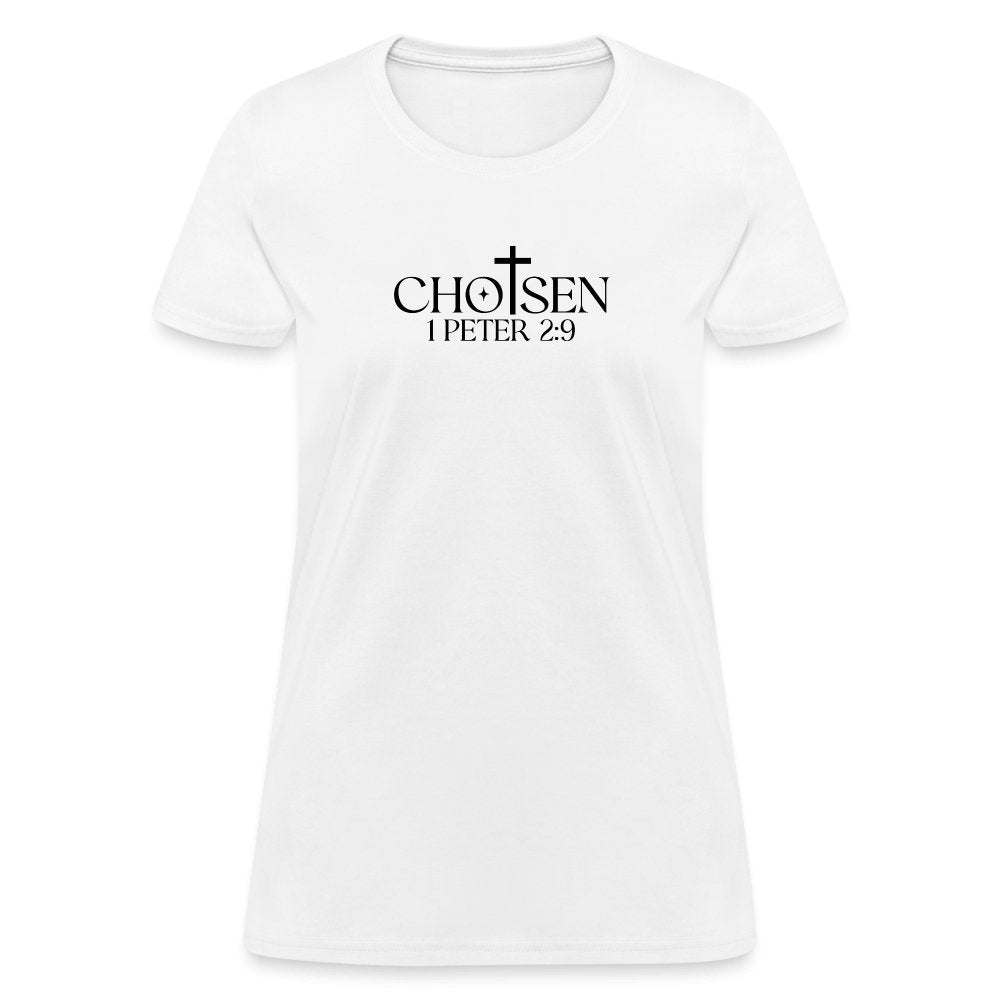 Chosen 1 Peter 2:9 Women's T-Shirt - option1# - Women's T-Shirt | Fruit of the Loom L3930R