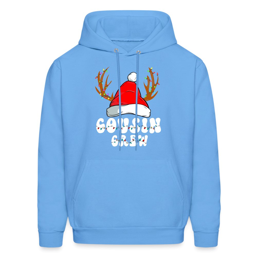 Christmas Cousin Crew Hoodie - carolina blue