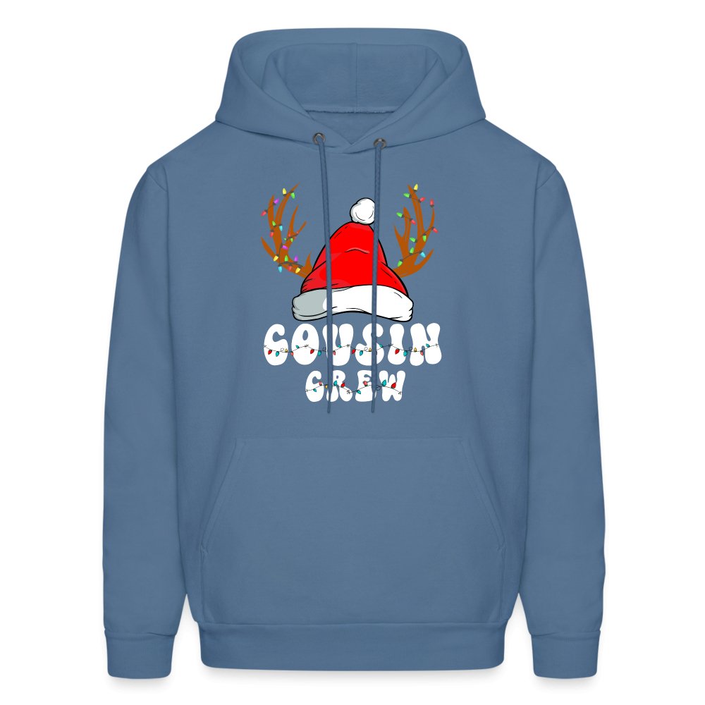 Christmas Cousin Crew Hoodie - denim blue