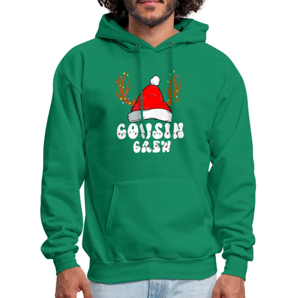 Christmas Cousin Crew Hoodie - kelly green