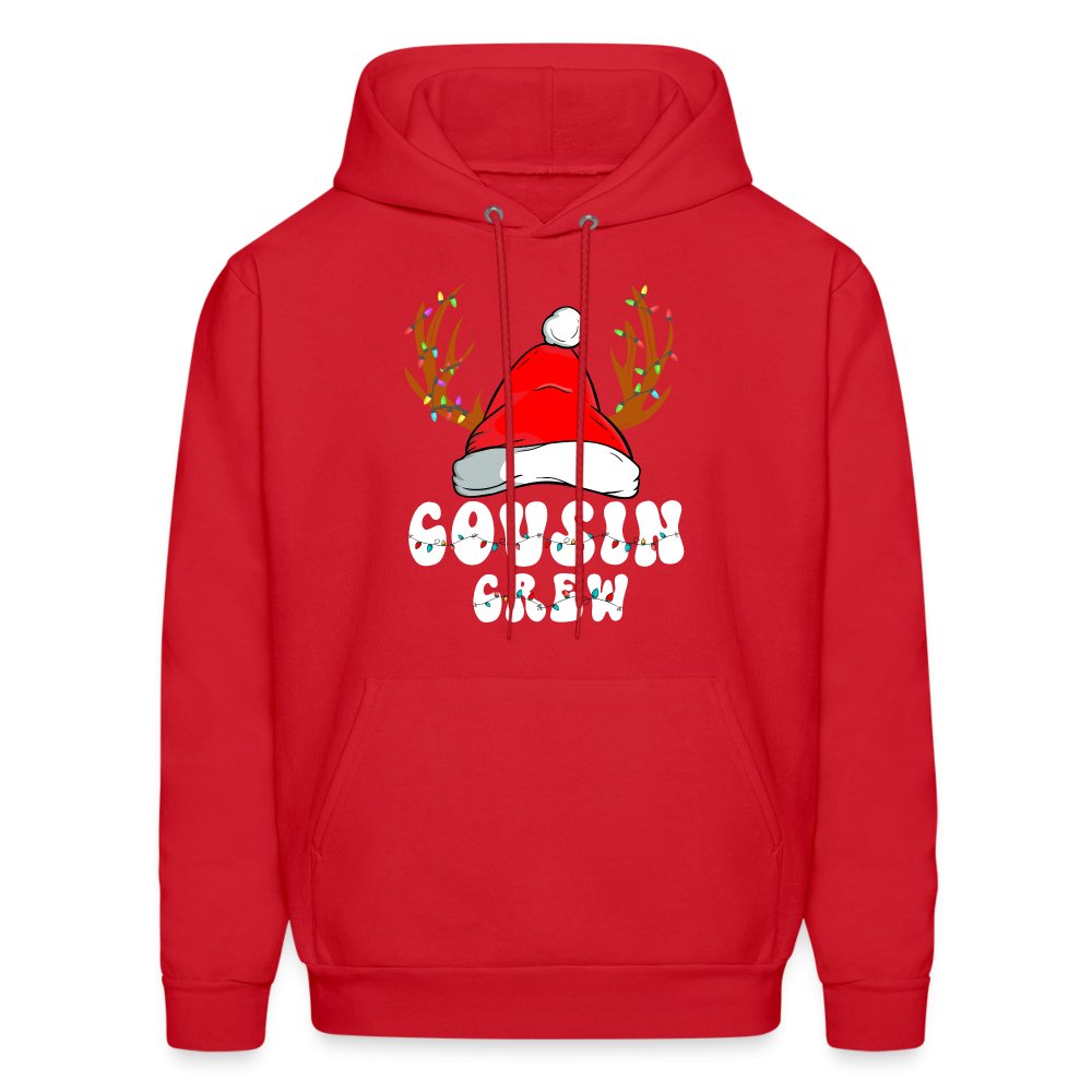 Christmas Cousin Crew Hoodie - red