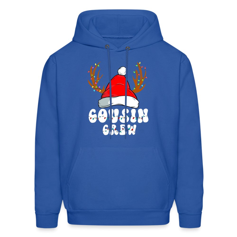 Christmas Cousin Crew Hoodie - royal blue