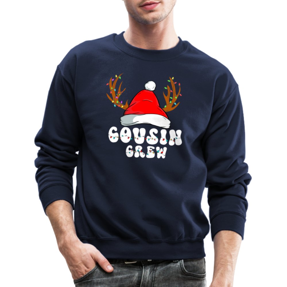 Christmas Cousin Crew Sweatshirt - navy