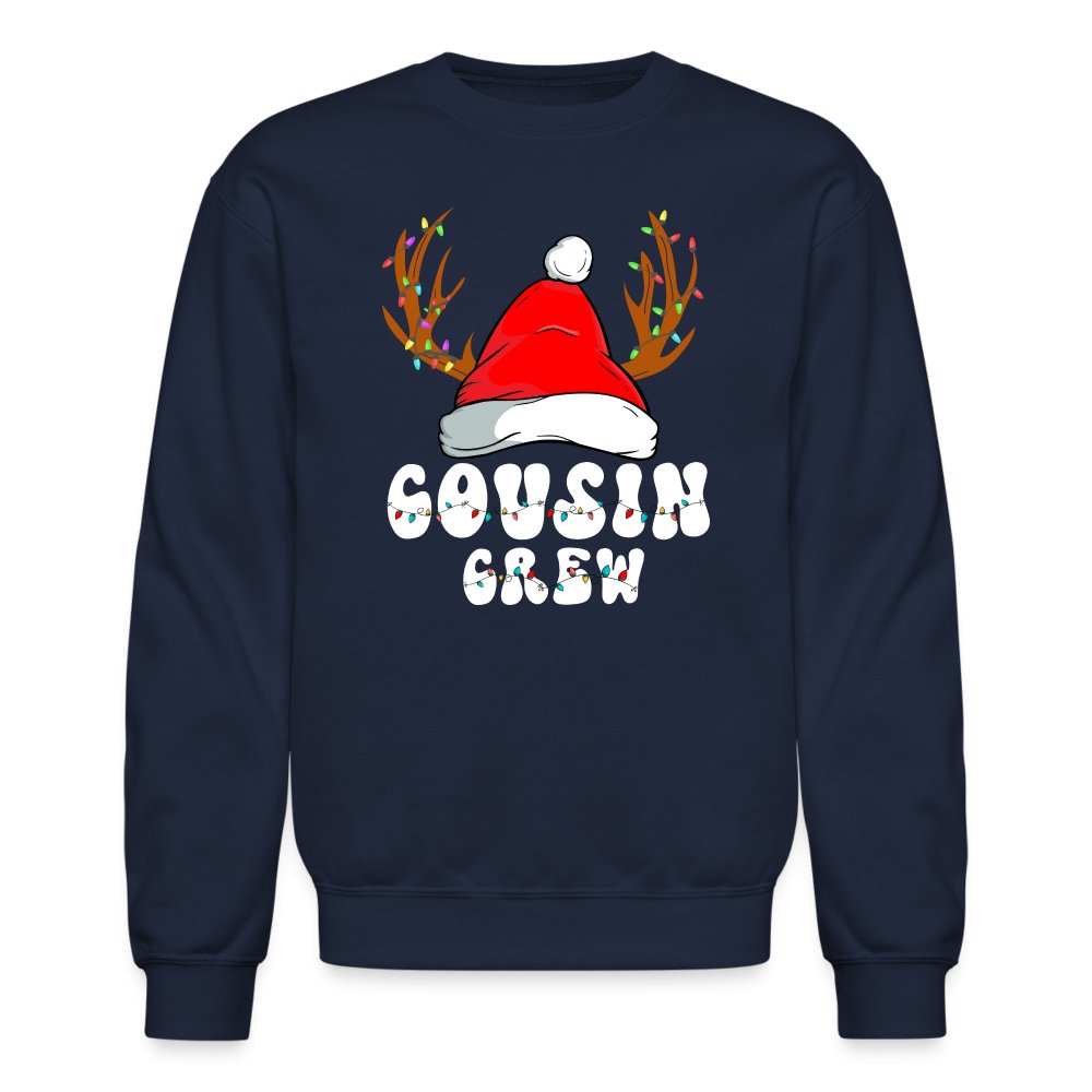 Christmas Cousin Crew Sweatshirt - navy