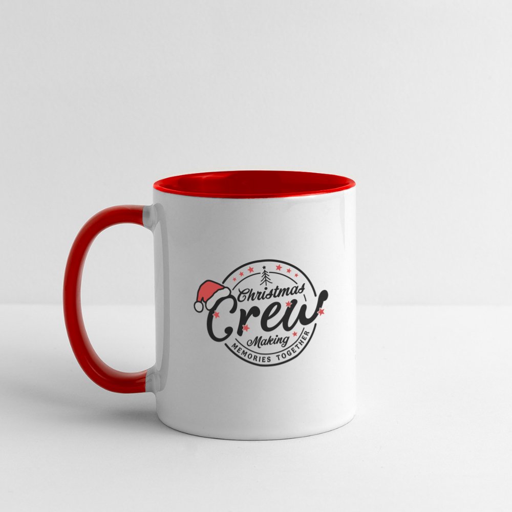 Christmas Crew Making Memories Together Coffee Mug - white/red