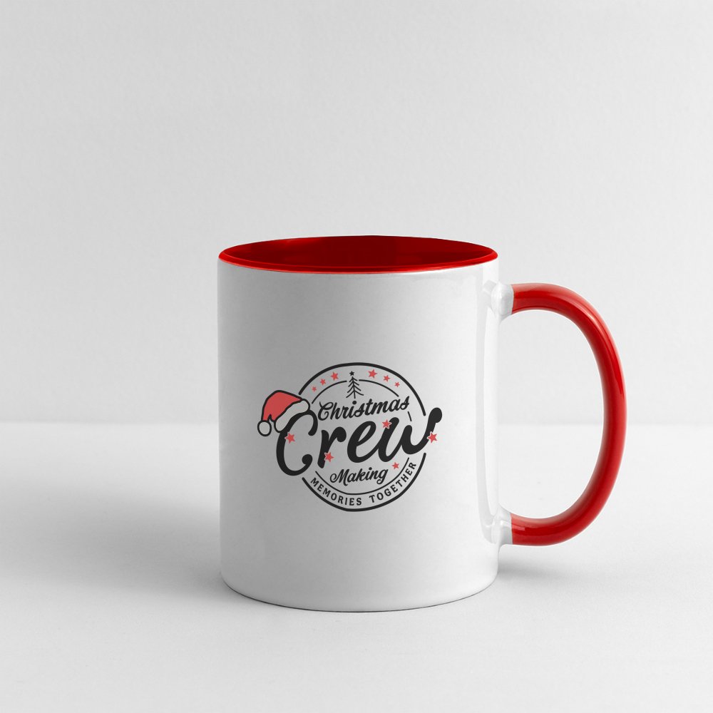 Christmas Crew Making Memories Together Coffee Mug - white/red