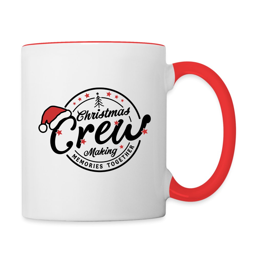 Christmas Crew Making Memories Together Coffee Mug - white/red