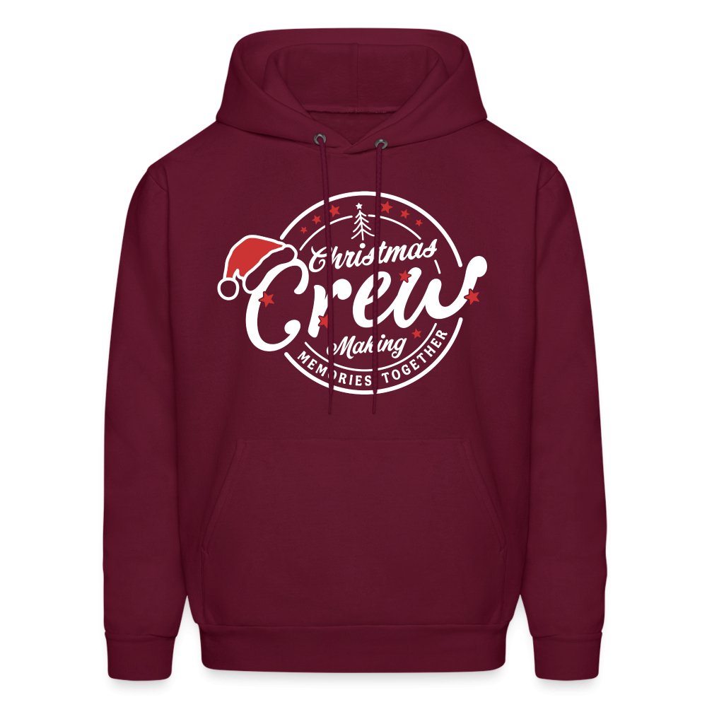 Christmas Crew Making Memories Together Hoodie - burgundy