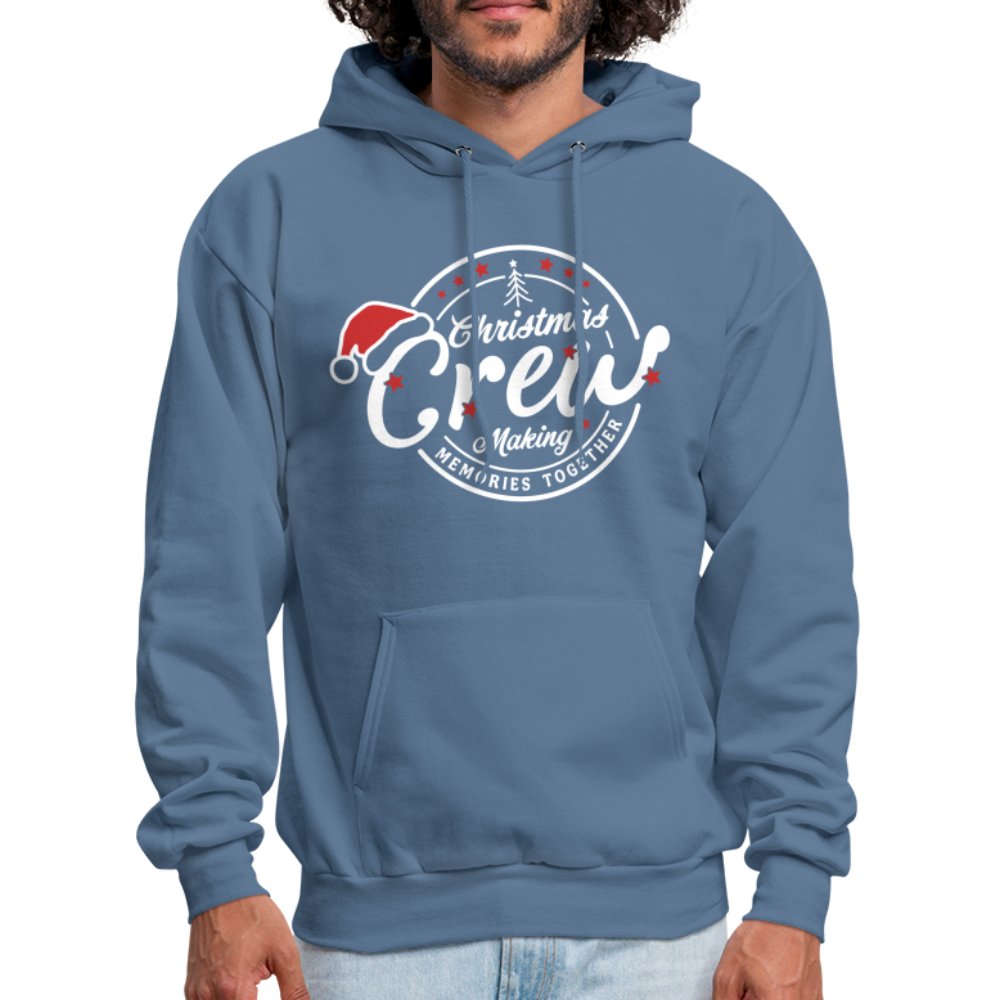 Christmas Crew Making Memories Together Hoodie - denim blue