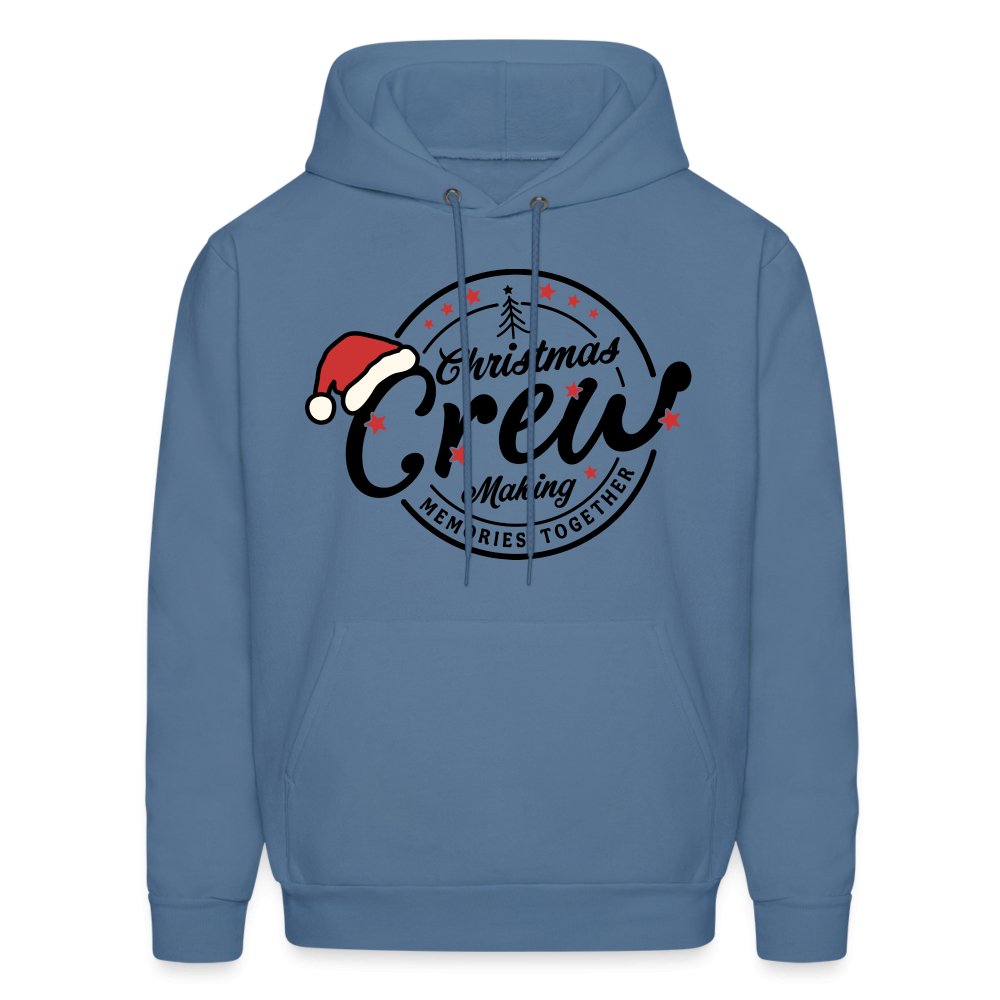 Christmas Crew Making Memories Together Hoodie - denim blue