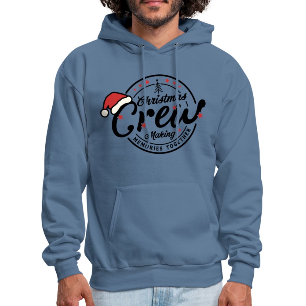 Christmas Crew Making Memories Together Hoodie - denim blue